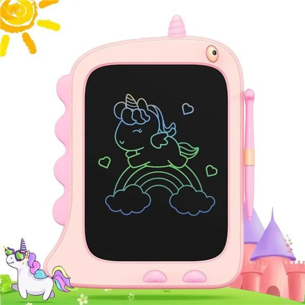 LCD Writing Tablet Boy Toys, Doodle Board Drawing Pad for Kids Old-Pink